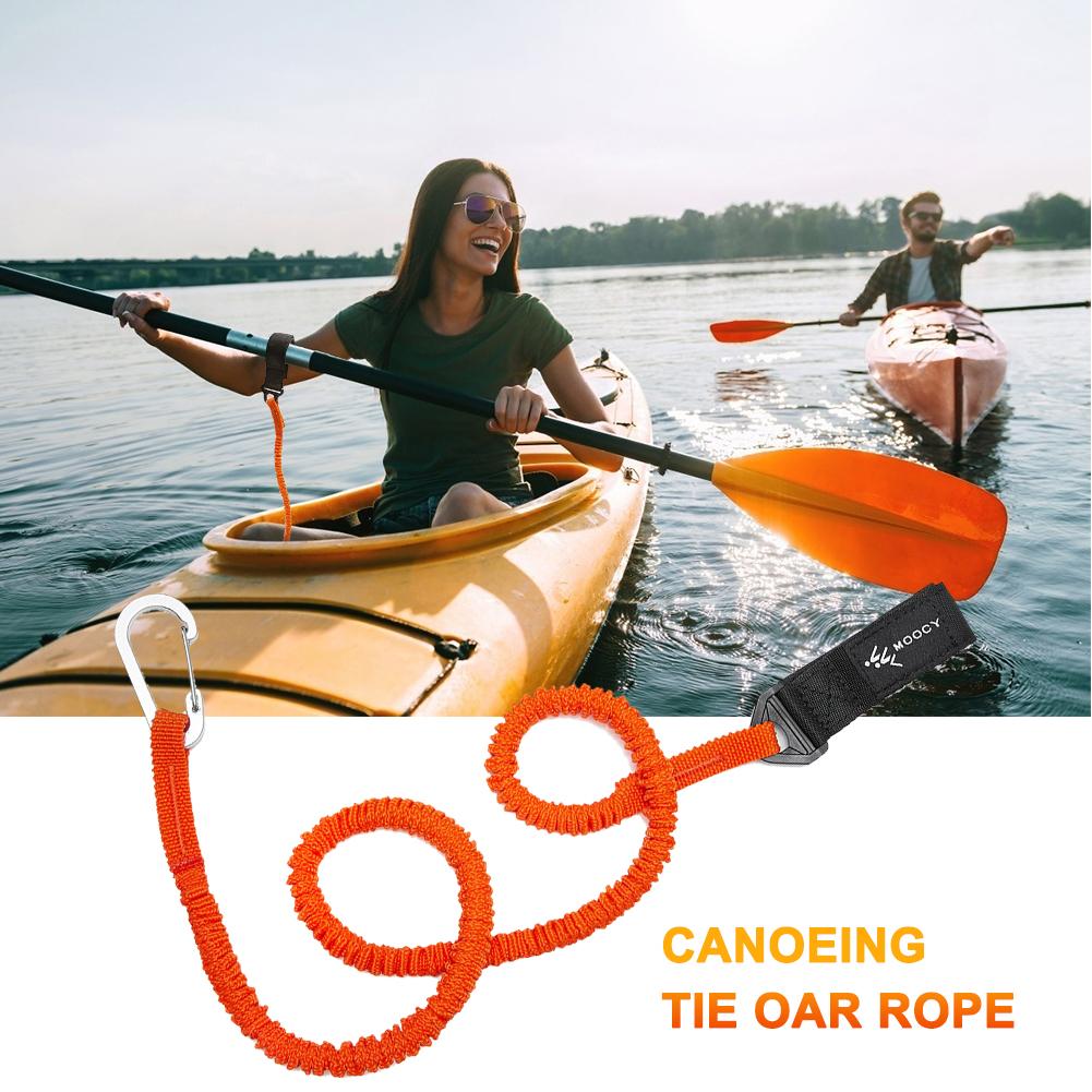 Fishing Kayak Paddle Leash - Corda de Segurança Elástica de Nylon