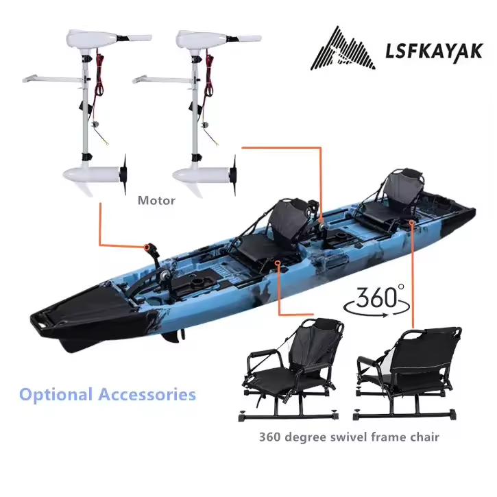 Caiaque de Pesca Duplo LSF 202 - Fishing Kayak Pedal Drive avaliação e preço
