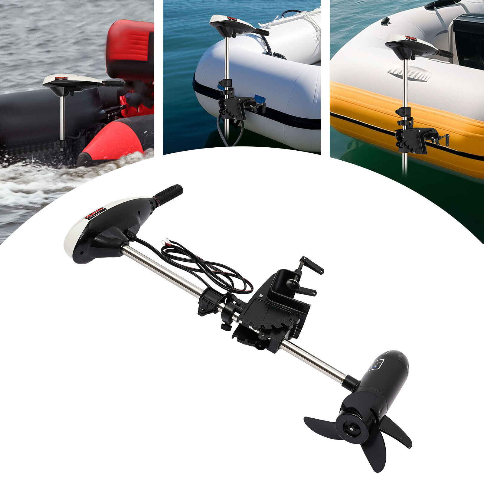 Motor Elétrico de Popa 12V 65L - Fishing Kayak Trolling Motor avaliação e preço