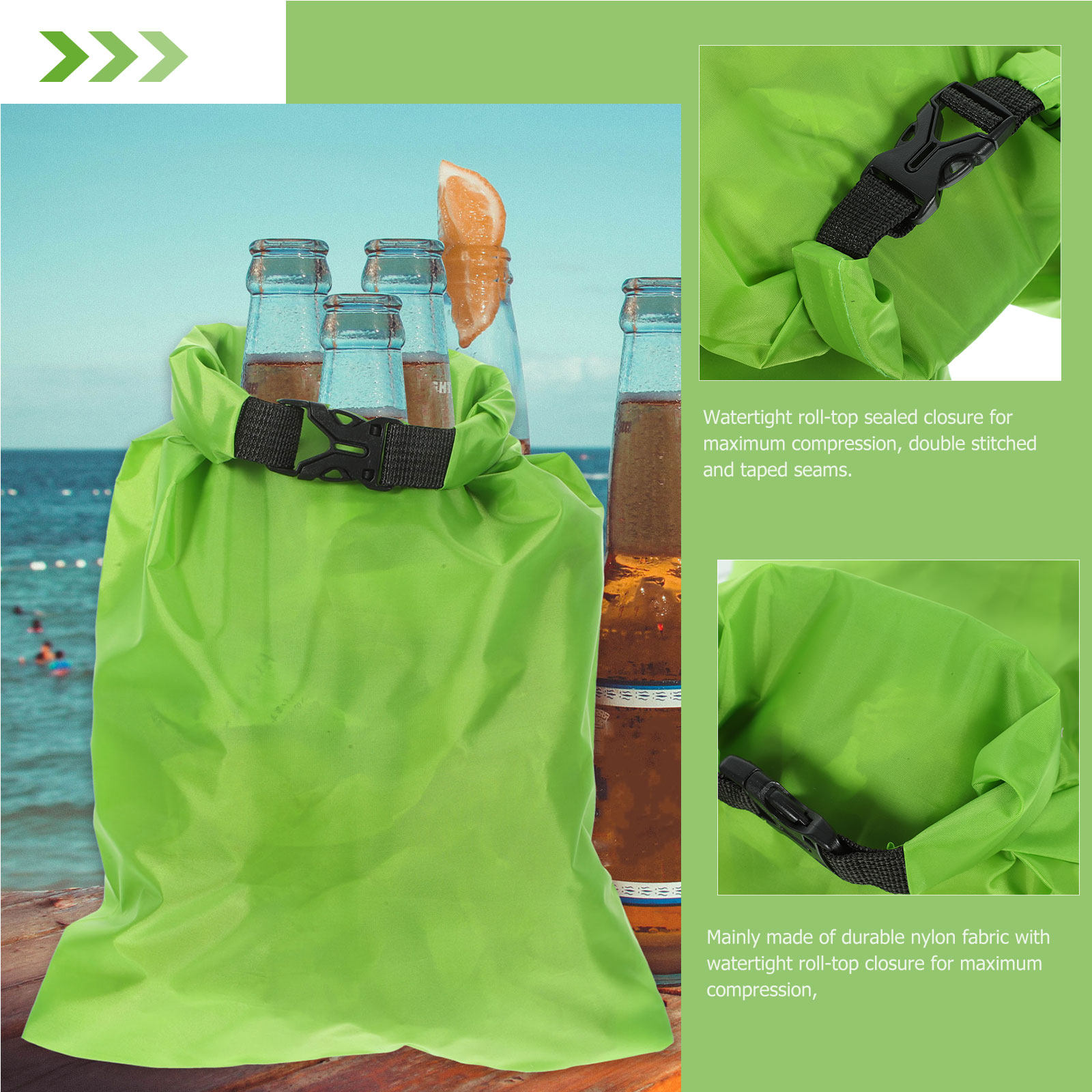3 Peças de Sacos Impermeáveis  - Fishing Kayak Storage Bag avaliação e preço