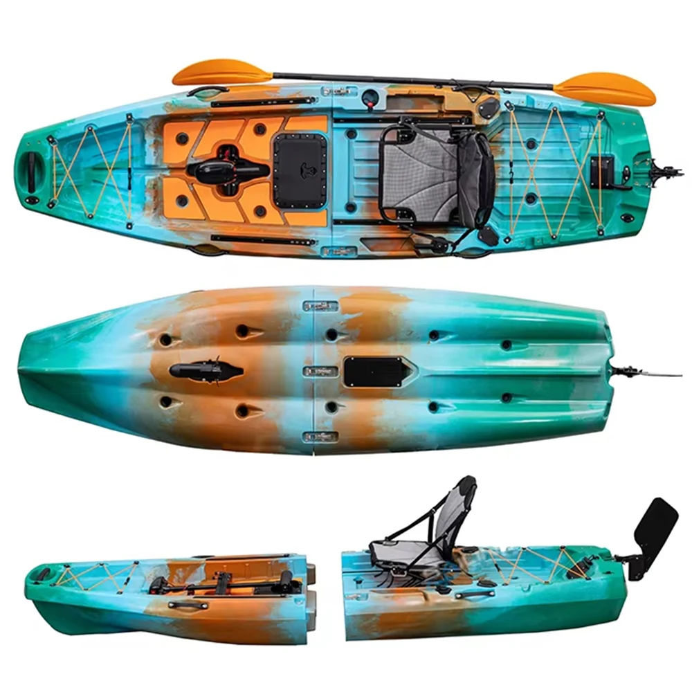 Caiaque modular com motor barc - Fishing Kayak Paddle avaliação e preço